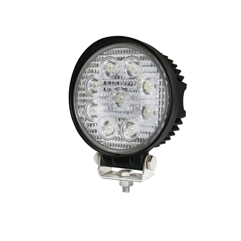 Round 27w Car Outdoor LED Work Lights IP68 Flood and Spot Work Led Light